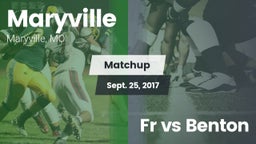 Matchup: Maryville vs. Fr vs Benton 2017