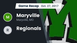 Recap: Maryville  vs. Regionals 2017