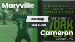 Matchup: Maryville vs. Cameron  2018