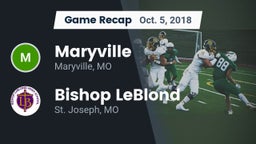 Recap: Maryville  vs. Bishop LeBlond  2018