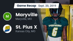 Recap: Maryville  vs. St. Pius X  2019