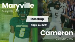 Matchup: Maryville vs. Cameron  2019