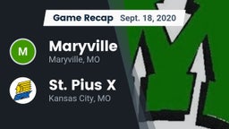 Recap: Maryville  vs. St. Pius X  2020