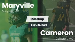 Matchup: Maryville vs. Cameron  2020