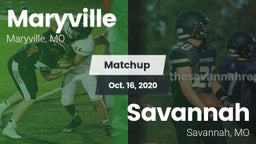 Matchup: Maryville vs. Savannah  2020