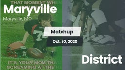 Matchup: Maryville vs. District 2020