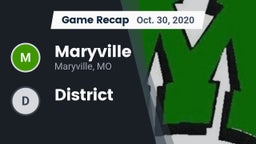 Recap: Maryville  vs. District 2020