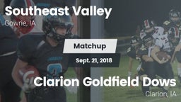 Matchup: Southeast Valley vs. Clarion Goldfield Dows  2018
