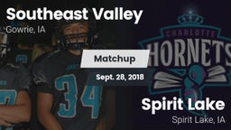 Matchup: Southeast Valley vs. Spirit Lake  2018