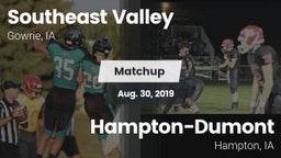 Matchup: Southeast Valley vs. Hampton-Dumont  2019