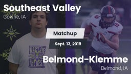Matchup: Southeast Valley vs. Belmond-Klemme  2019