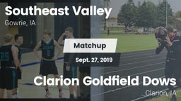 Matchup: Southeast Valley vs. Clarion Goldfield Dows  2019