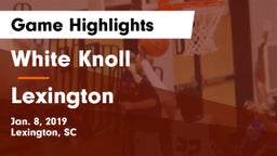 White Knoll  vs Lexington  Game Highlights - Jan. 8, 2019