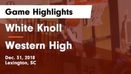 White Knoll  vs Western High Game Highlights - Dec. 31, 2018