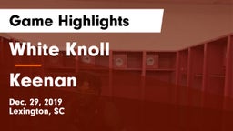 White Knoll  vs Keenan Game Highlights - Dec. 29, 2019