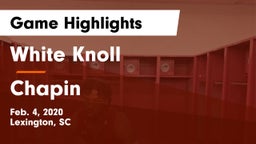 White Knoll  vs Chapin Game Highlights - Feb. 4, 2020