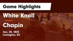 White Knoll  vs Chapin  Game Highlights - Jan. 20, 2023