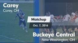 Matchup: Carey vs. Buckeye Central  2016