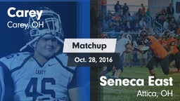 Matchup: Carey vs. Seneca East  2016