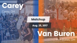 Matchup: Carey vs. Van Buren  2016