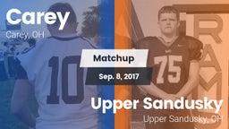 Matchup: Carey vs. Upper Sandusky  2017