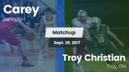 Matchup: Carey vs. Troy Christian  2017