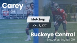 Matchup: Carey vs. Buckeye Central  2017