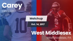 Matchup: Carey vs. West Middlesex   2017