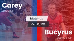 Matchup: Carey vs. Bucyrus  2016