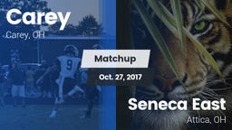 Matchup: Carey vs. Seneca East  2017