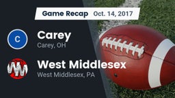 Recap: Carey  vs. West Middlesex   2017