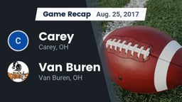Recap: Carey  vs. Van Buren  2017
