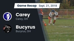 Recap: Carey  vs. Bucyrus  2018