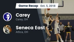 Recap: Carey  vs. Seneca East  2018