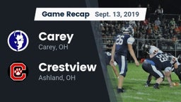 Recap: Carey  vs. Crestview  2019