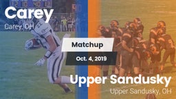Matchup: Carey vs. Upper Sandusky  2019