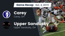 Recap: Carey  vs. Upper Sandusky  2019