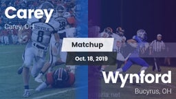 Matchup: Carey vs. Wynford  2019