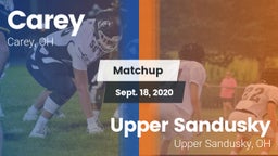 Matchup: Carey vs. Upper Sandusky  2020