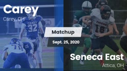 Matchup: Carey vs. Seneca East  2020