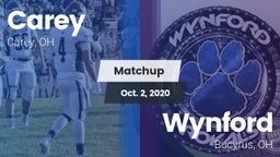 Matchup: Carey vs. Wynford  2020