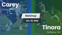 Matchup: Carey vs. Tinora  2020