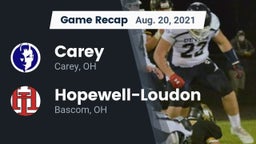 Recap: Carey  vs. Hopewell-Loudon  2021