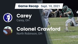Recap: Carey  vs. Colonel Crawford  2021