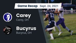Recap: Carey  vs. Bucyrus  2021