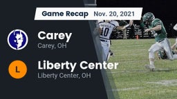 Recap: Carey  vs. Liberty Center  2021