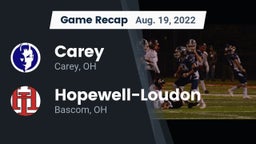 Recap: Carey  vs. Hopewell-Loudon  2022