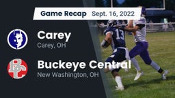 Recap: Carey  vs. Buckeye Central  2022