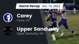 Recap: Carey  vs. Upper Sandusky  2022