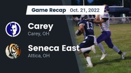 Recap: Carey  vs. Seneca East  2022